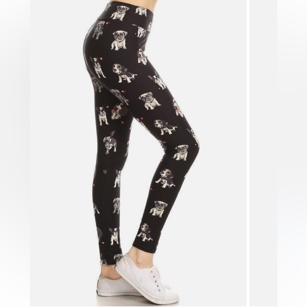 SOFT Puppy dog leggings one size - Picture 1 of 5